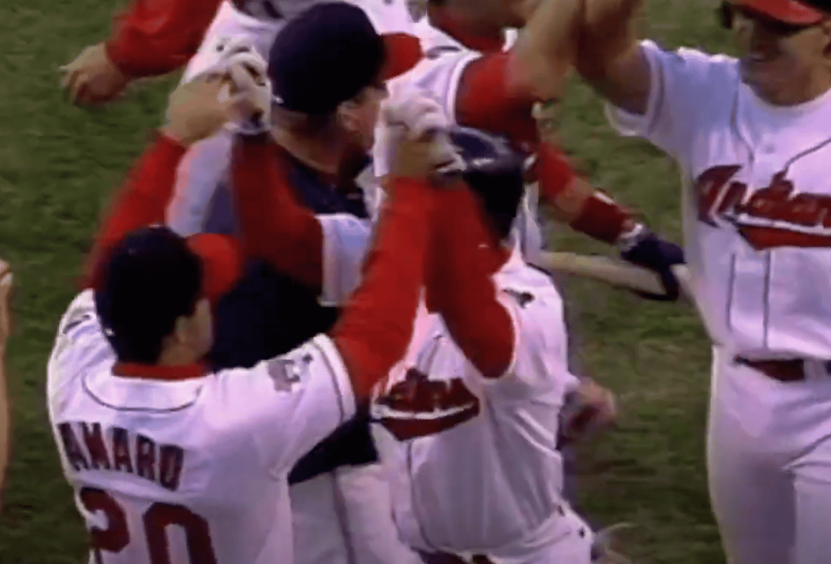 Image of the 1995 Cleveland Indians, showcasing their season highlights.